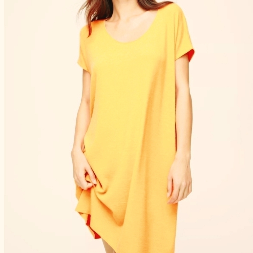 Wilfred Free Aritzia Yellow Tee Dress XS